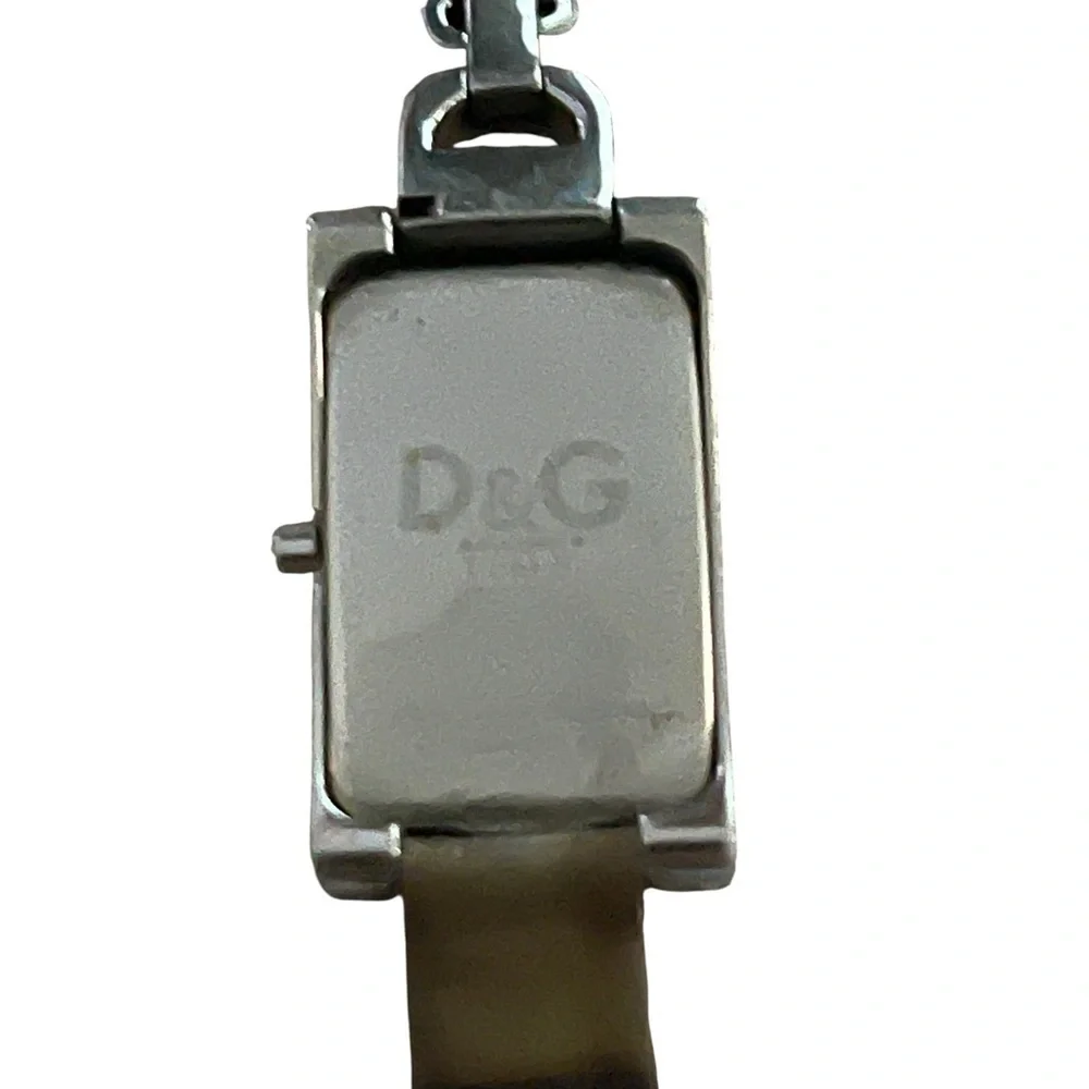 D&C Milano DW0264 Women's Silver Watch with Brown Strap
